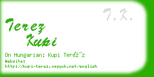 terez kupi business card